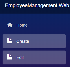 navigation menu selected style in blazor